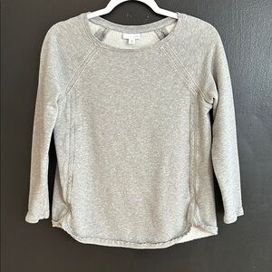 J. Jill Gray Crew Neck Sweater Size XS Petite